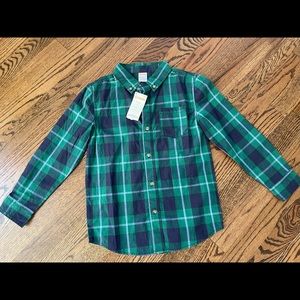NWT size 5/6 Gymboree boys button up! Perfect for the holidays